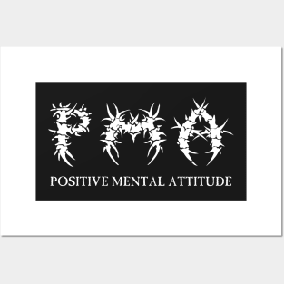 PMA Positive Mental Attitude Metal Hardcore Punk Posters and Art